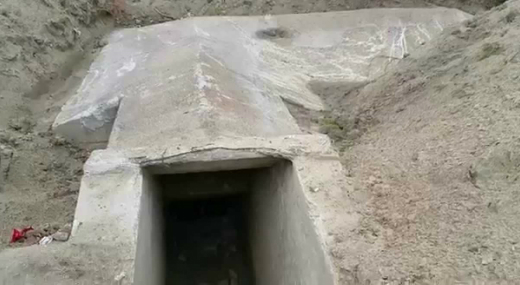 Vilghbors bunkert talltak egy csepeli voda udvarn