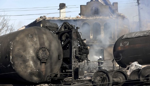 Kisiklott s felrobbant szombaton egy gzszllt tehervonat Bulgria szak-keleti rszn