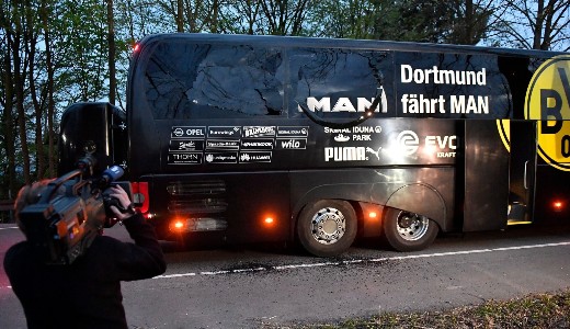 Robban�s volt a dortmundi BL-meccs el�tt: megvannak a robban�t�ltetek