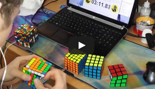 6 Rubik-kocka, 6 perc, 23 msodperc VIDEO!