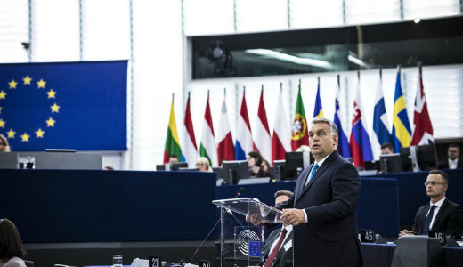 �sszt�zet z�d�tott az Eur�pai Parlament Orb�n Viktorra 