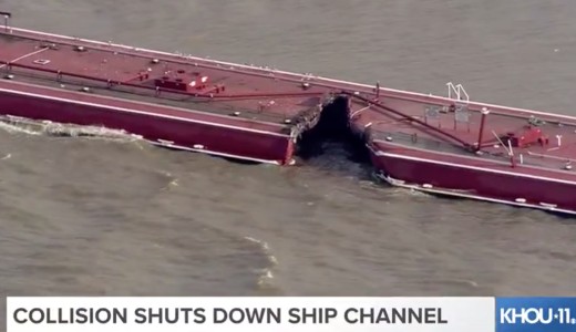 �tvenezer hord� olaj �ml�tt a tengerbe Texas partjain�l